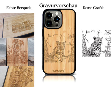 INDIVIDUEL iPhone 15 Pro bambou plastique